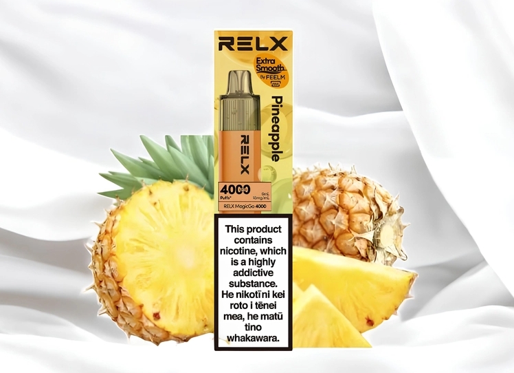 RELX MagicGo 4000 Puffs Vape - ananass: Troopiline nauding ja tipptasemel tehnoloogia